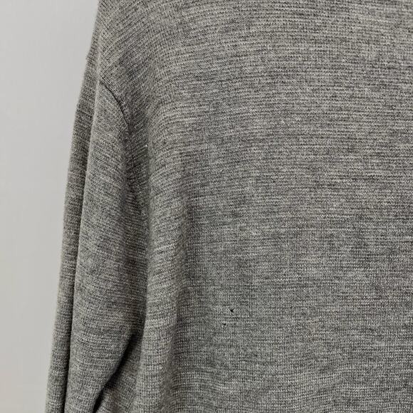 HORNY TOAD & Co  Size XL Rasmus Merino Wool 1/4 Zip Pullover Sweater Gray - Picture 6 of 8